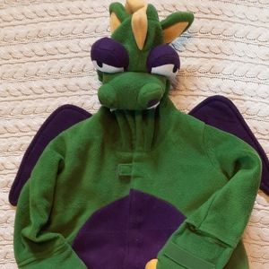 Old Navy Plush Padded Dragon Hoodie Jacket Toddler Costume 4T/5T Halloween